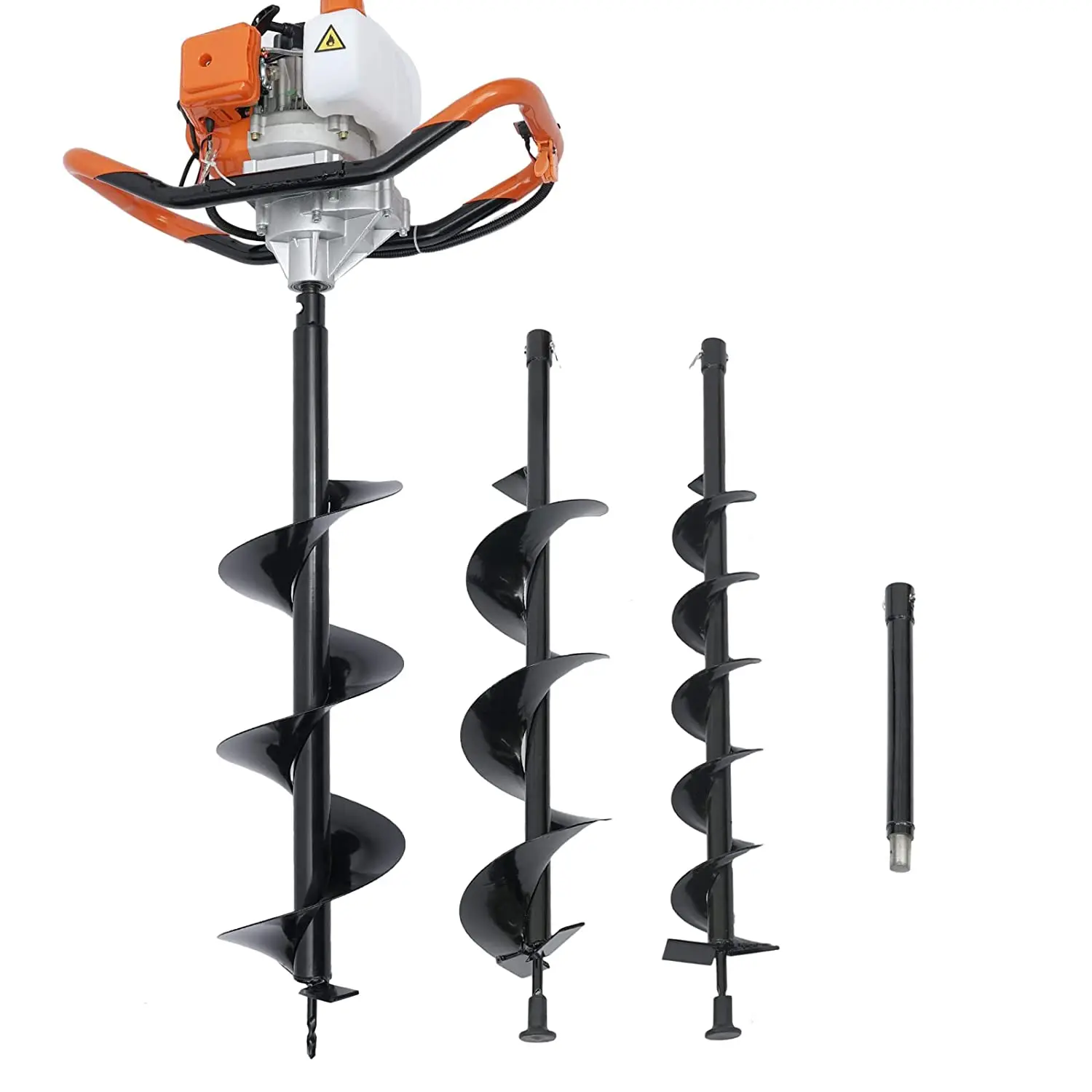 52cc Gas Powered Post Hole Digger 2 Stroke Earth Auger with 20