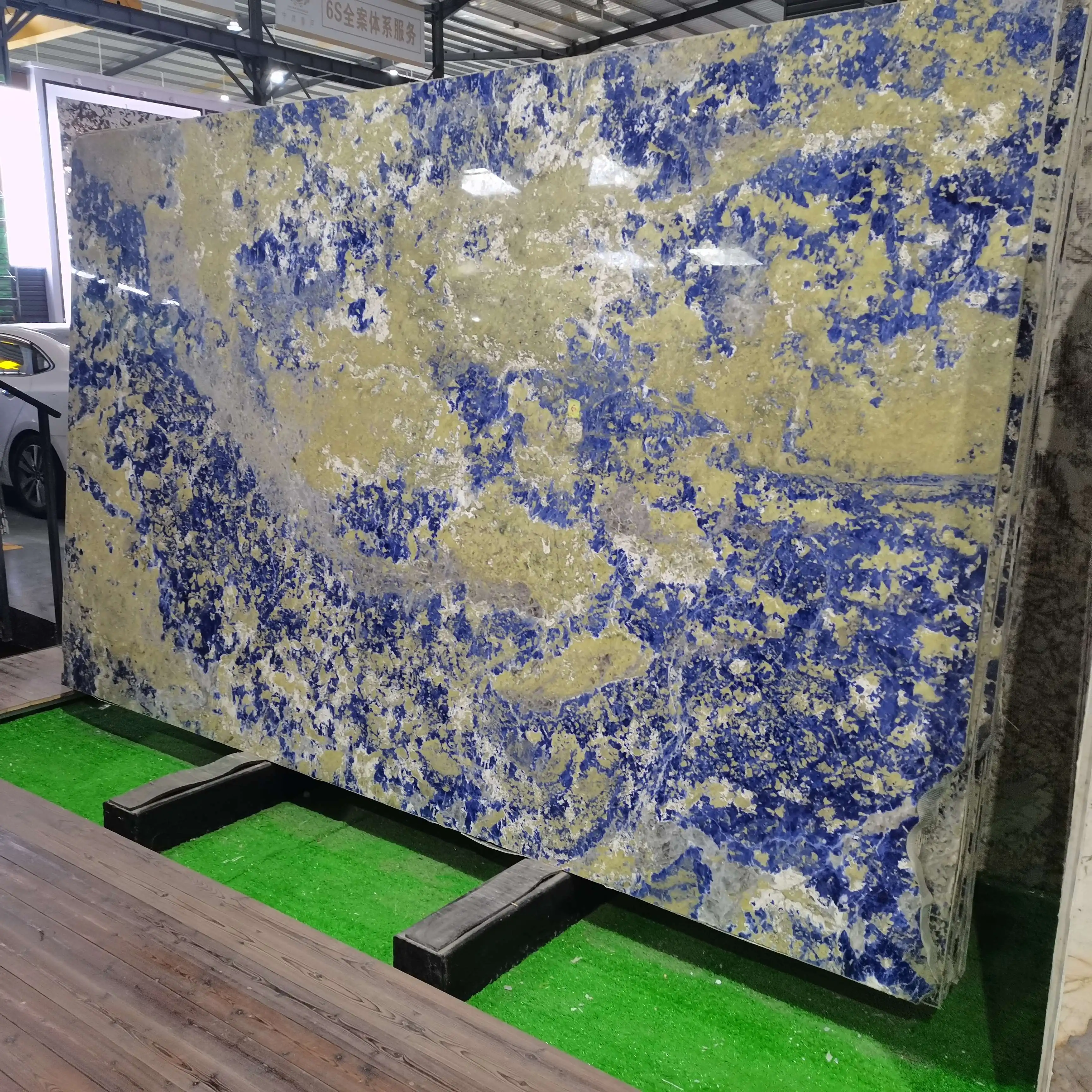 Bolivia Blue Granite Slab luxury stone for wall decoration - Buy house  decor, countertop stone, azul granite Product on Yingliang Group