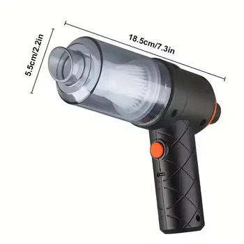 Super Power Integrated Wireless Handheld Vacuum Cleaner Large Suction Car & Auto-Charging Dust Blower Battery Powered