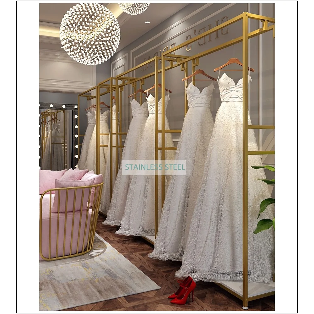 Wedding dress outlet rack