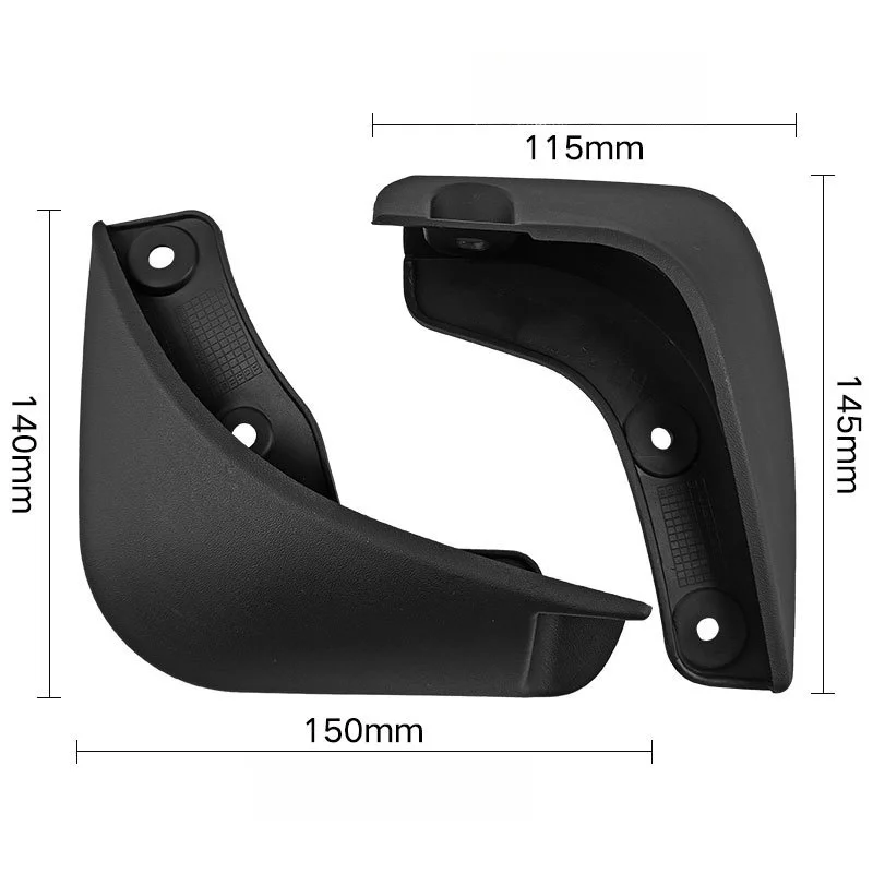 LUMA Unique Features Special Design Widely Used Durable Front and Rear Flared Mudguard for Kia Picanto 2011-2018