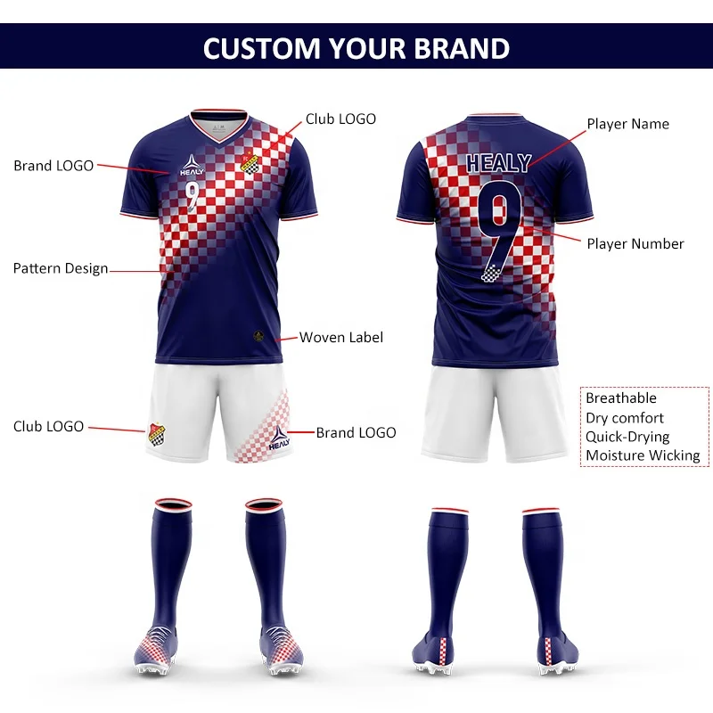 Custom Soccer Jersey 2024-2025 Full Set Football Kits