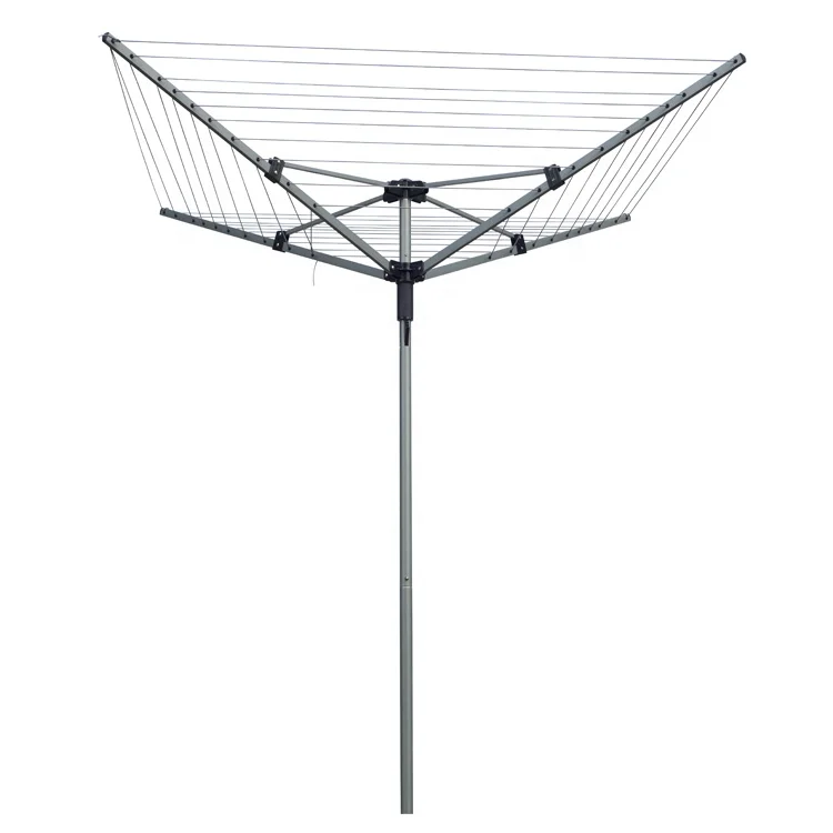 Factory Direct 40M 4 Arms Umbrella Shape Portable Clothesline for Outdoor and Home Dryer Rotary Clothes Drying Rack