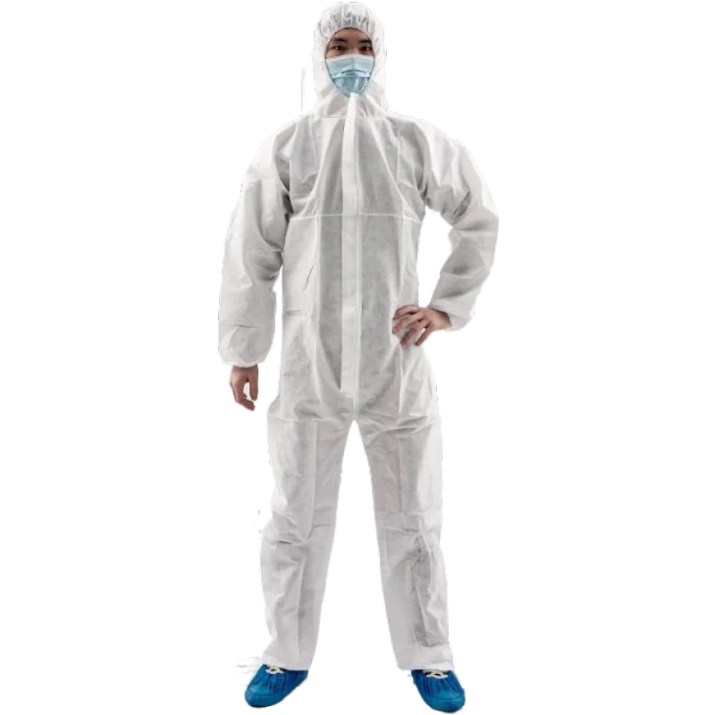Full body protection suit breathable disposable hazmat chemical workwear for painters