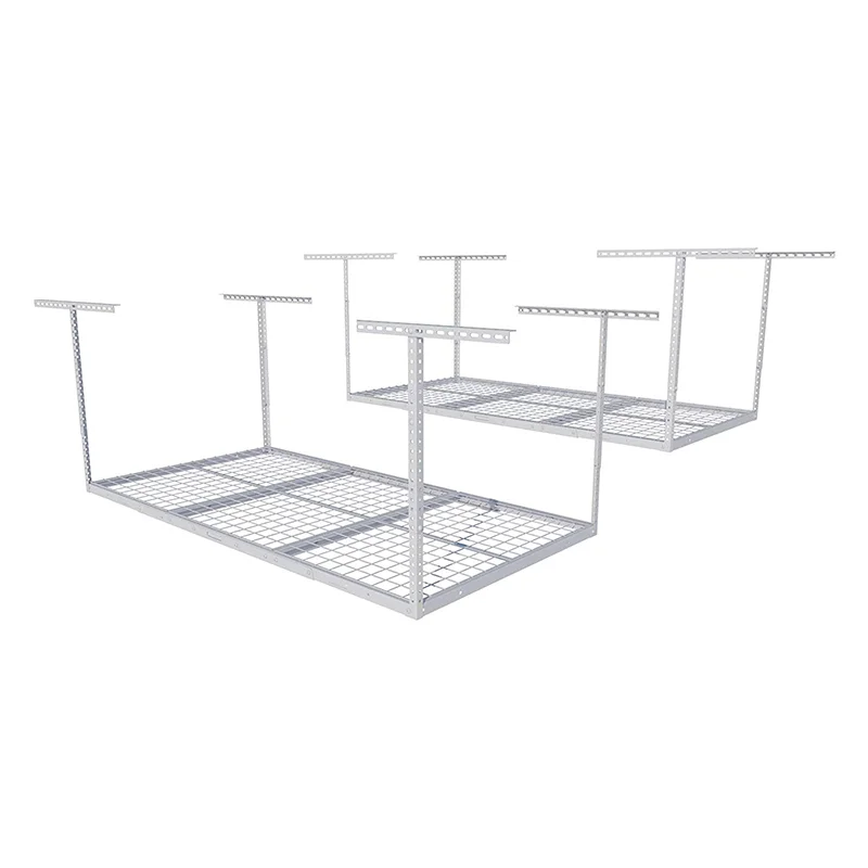 Scaffale di stoccaggio per garage, scaffali da soffitto per garage | Gancio da soffitto per biciclette, stoccaggio in garage, gancio per scale da parete - Gancio per scale