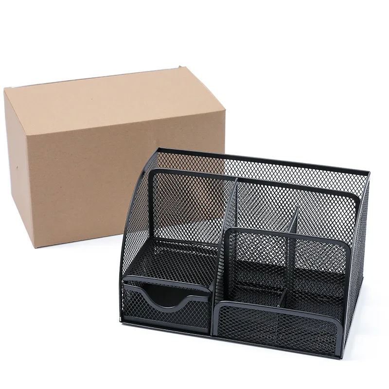 Organisateur De Bureau Lre Co. 5 Pièces - Rangement Multifonctionnel En Paille De Blé Pour Stylos Et Fournitures