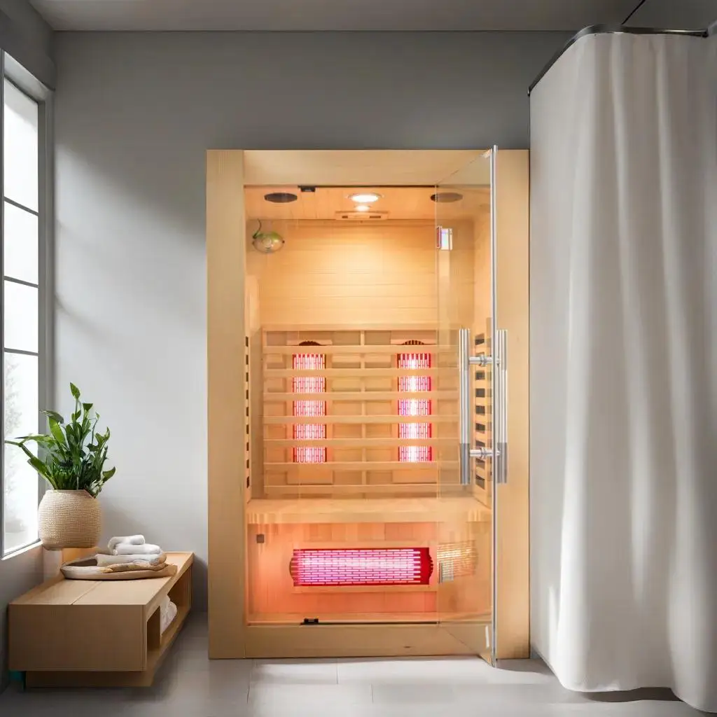 2024 Vhealth Special Offer Two Person Far infrared Sauna Room Wholesale Sauna