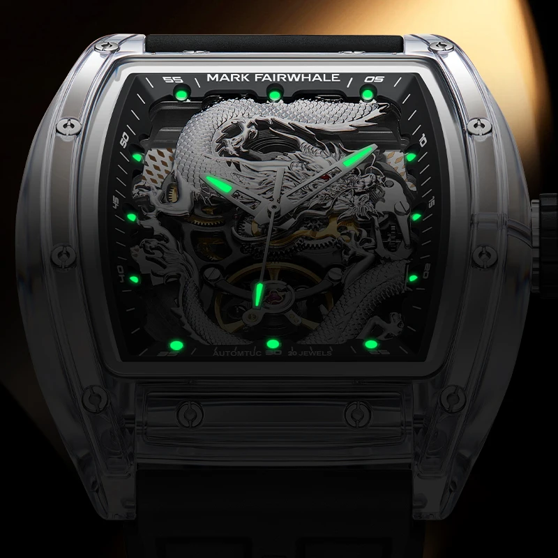 Mark Fairwhale Classic of Mountains and Seas Series High Quality Automatic Mechanical Watch for Men