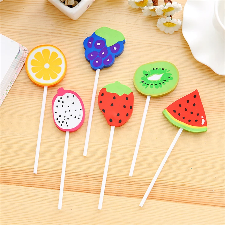 Рекламный Мини-ластик в форме фруктов и леденцов