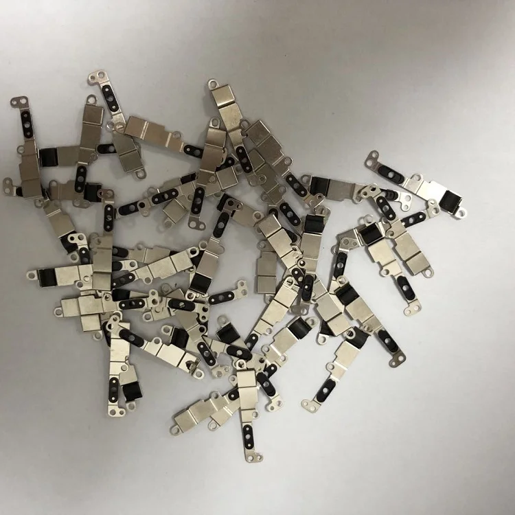 100 шт кнопка домой гибкий металлический кронштейн крышка для iPhone 8, 7, 6S, 6 Plus 5se SE 2020 5S 5C 5 зажимом фиксирующее устройство держать + Screwer