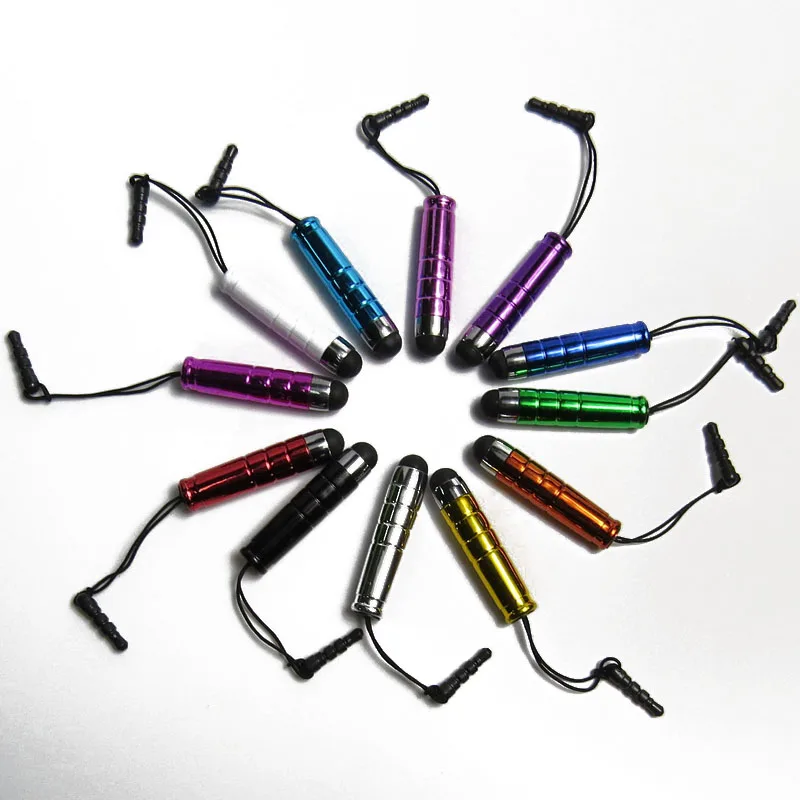 Бесплатная доставка разноцветный универсальный подарок для мобильного телефона маленькая Пылезащитная заглушка стилус сенсорного