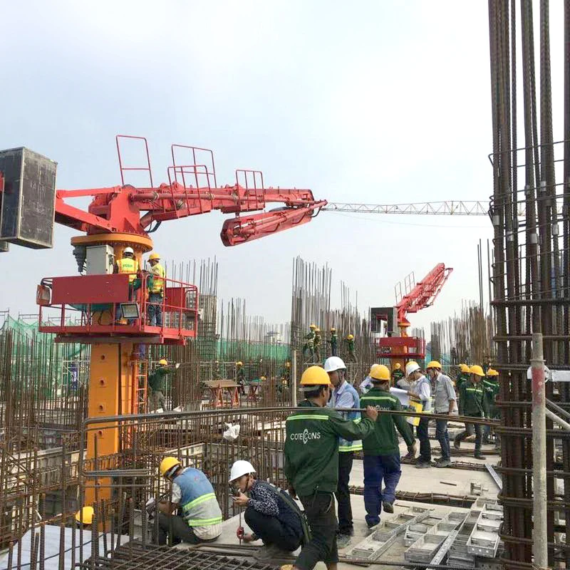 Floor Wedge for Placing Boom Mini Concrete Placing Boom Concrete Pouring Machine