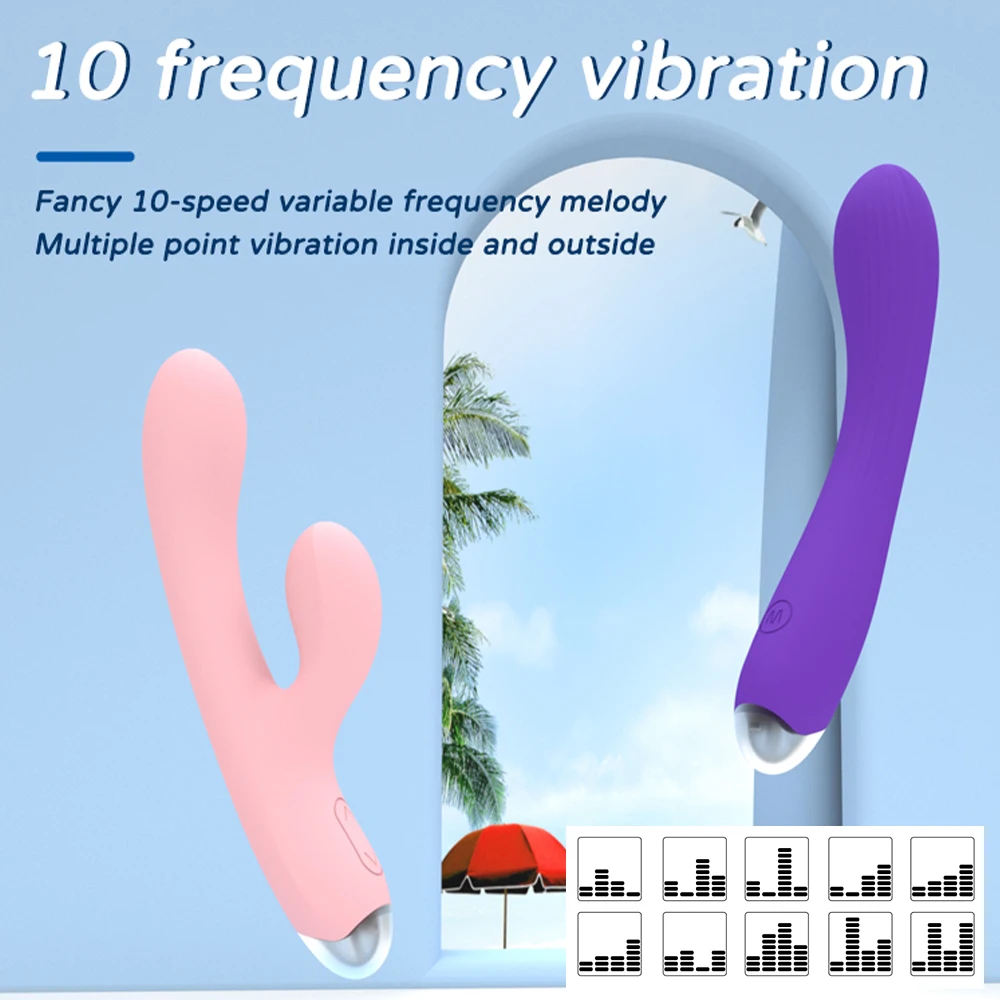 DELITE VIBES Dual AV Wireless Heated Wand Vibrator Multi-G Spot Clitoris Pussy Vagina Remote Control for Onlyfans