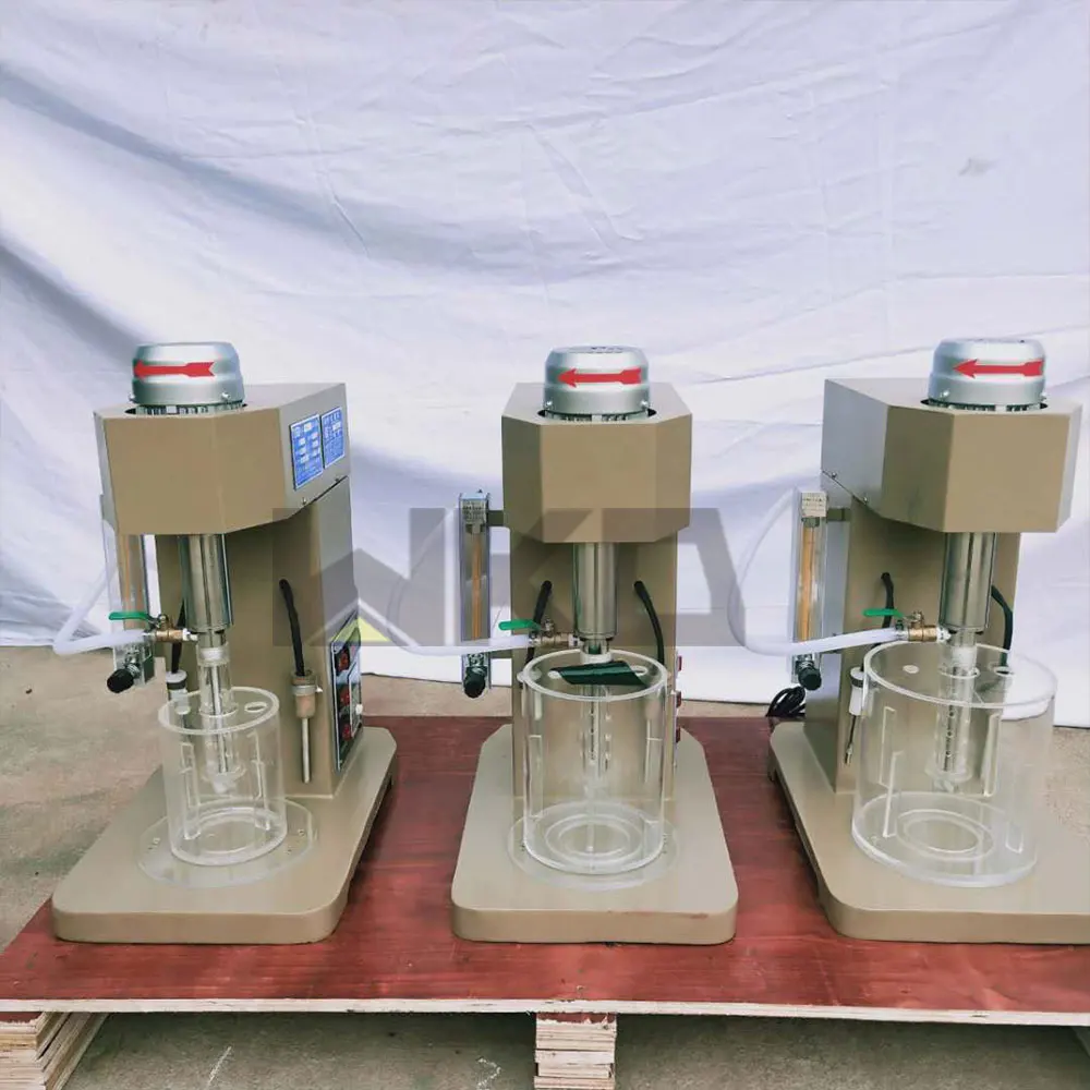 Small Small Lab Leaching Equipment Cyanide Leaching Mixer Tank for Gold Ore Testing