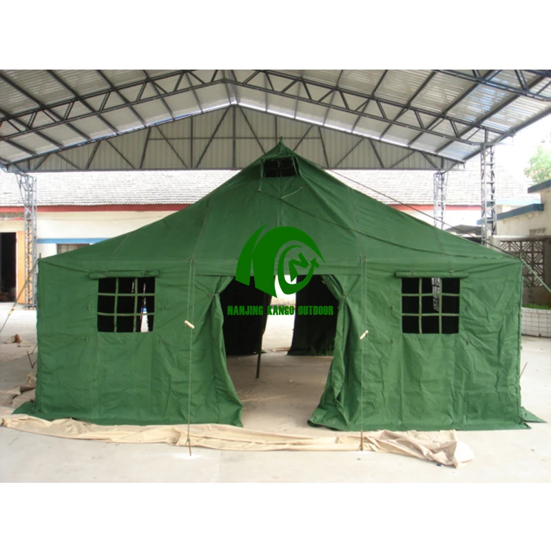 Custom Large Canvas Army Green Medical Inflatable Disaster Relief Tents Made From Durable Nylon for Camping Emergency Situations