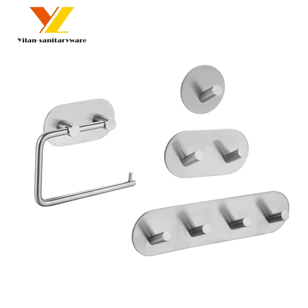 Cheap Self Adhesive Bathroom Accessories Bath Hardware Sets Buy Bath