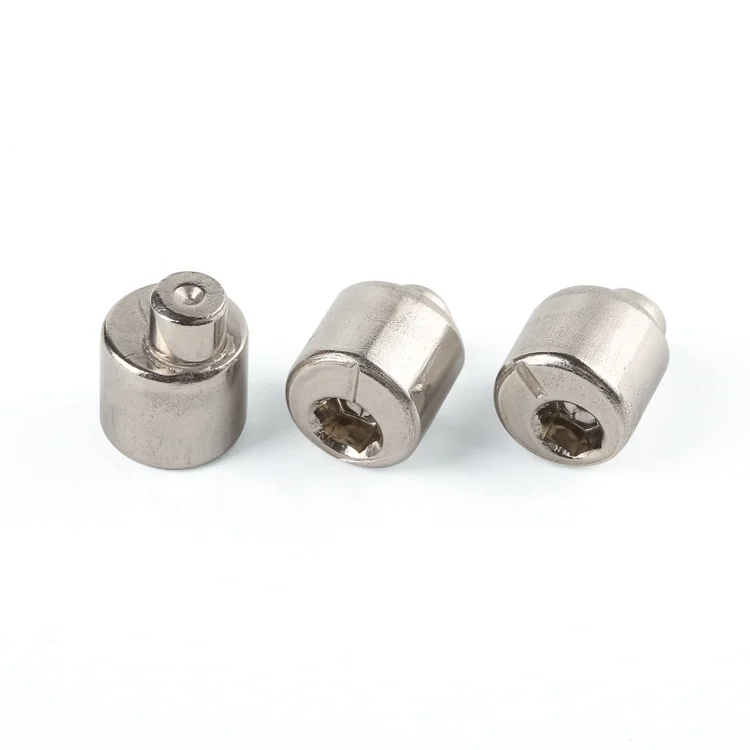 Customization fasteners off-center rivet hex socket stainless steel screwsfor doors and windows