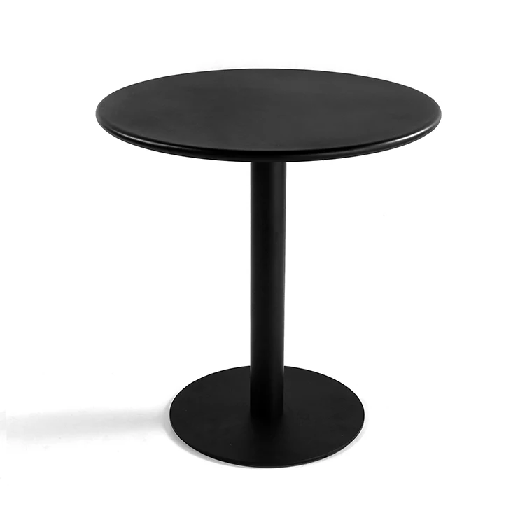 Nice Modern Industrial Style Coffee Shop Cast Iron Frames Black Metal Round Outdoor Restaurant Furniture Dinning Table Base