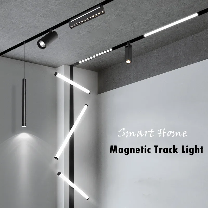 Modern Smart Home Led Spotlight Rail Light System Flexible