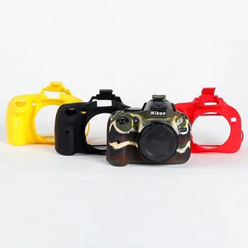 Soft Silicone Case Camera Protective Body Bag for Nikon D5200 Rubber Cover Camera Bag