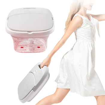 OEM/ODM Electric Portable Foldable Basin Soaking Bucket Bowl Foot Relax Foot Bath Spa Massager