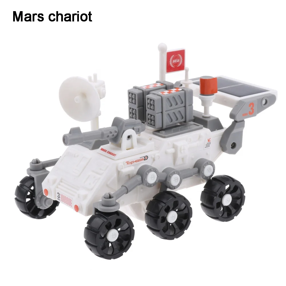 3 в 1 DIY на солнечных батареях игрушечный автомобиль исследования Марса