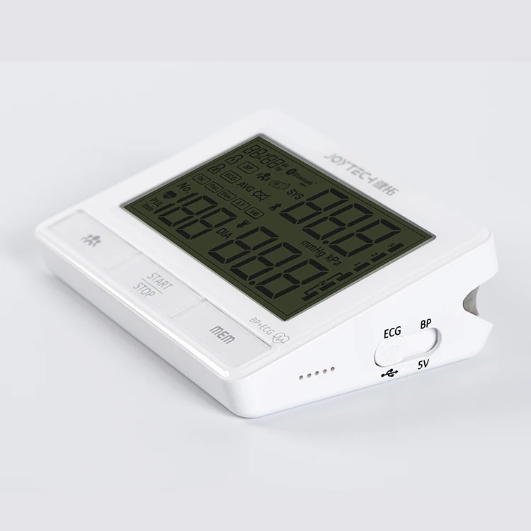 High Quality Bluetooth ECG Upper Arm Blood Pressure Monitor Talking