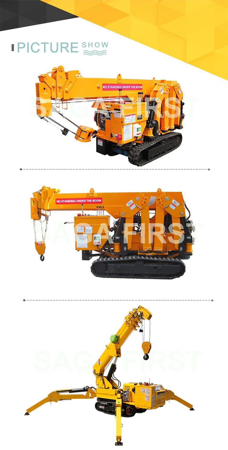 Cutting-edge Hydraulic Floating Crane Spider Crane for Offshore Installations
