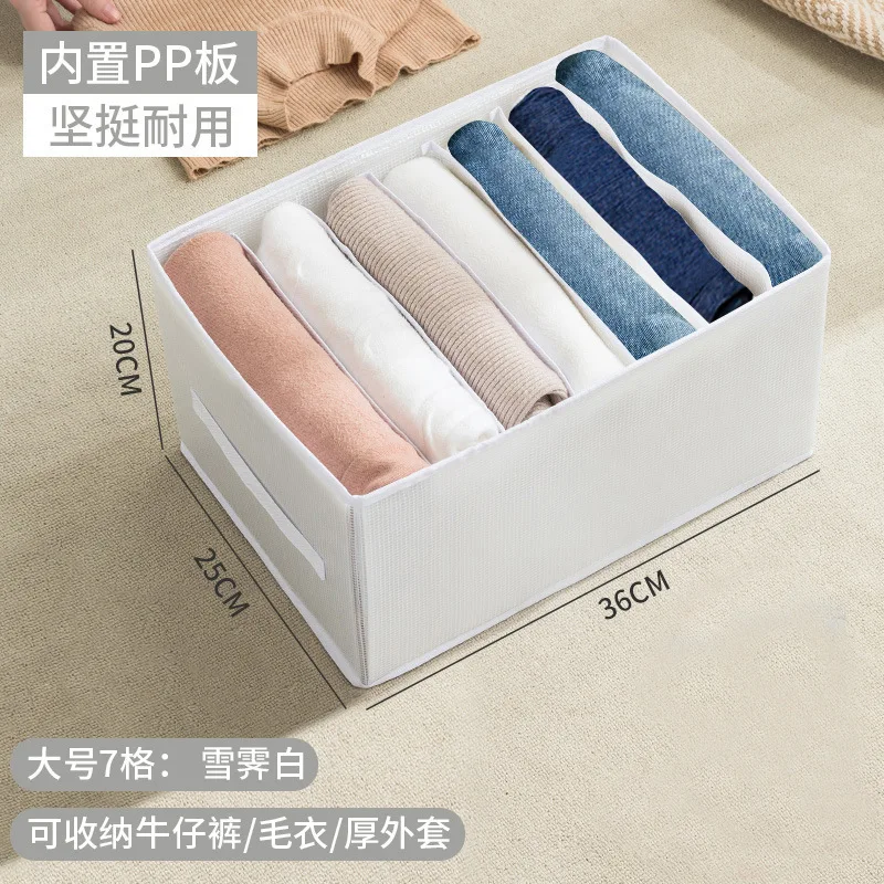 Wardrobe Clothes Organizer Jeans Organizer Closet Drawers Organizers and Storage Bins for Bedroom Clothing