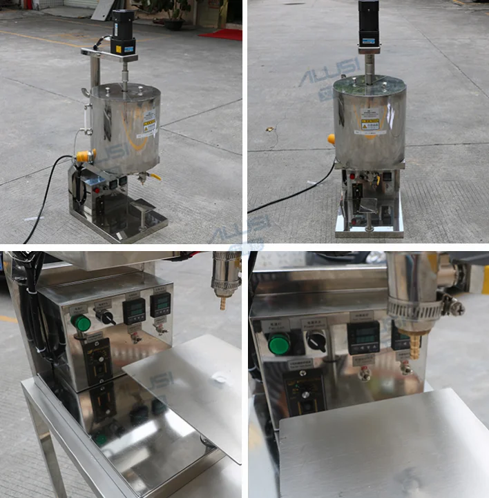 Lipstick Heating Mixing Filling Machine/Cosmetic Manual Lipstick Making Machine Lip Balm Lip Gloss Heating Filling Machine