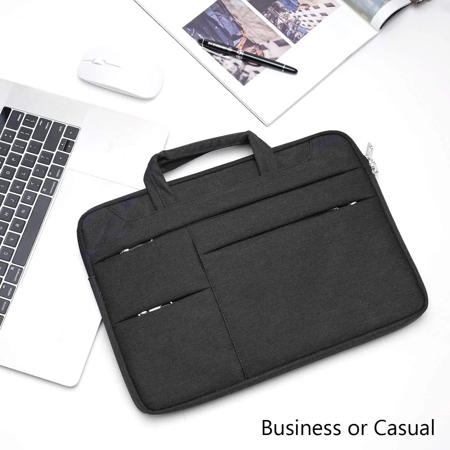 product water resistant laptop sleeve bag for macbook air pro 13 14 15 inch waterproof bags with handle for laptops protectors-32