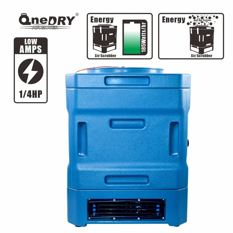 Portable Large Negative Air Machine With 1000cfm 4 Air Outlets For