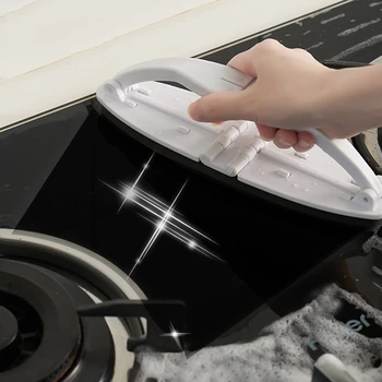 FF433 Wholesales Foldable Bathroom Kitchen Cleaning Brush Range Hood Cooktop Cleaning Brush