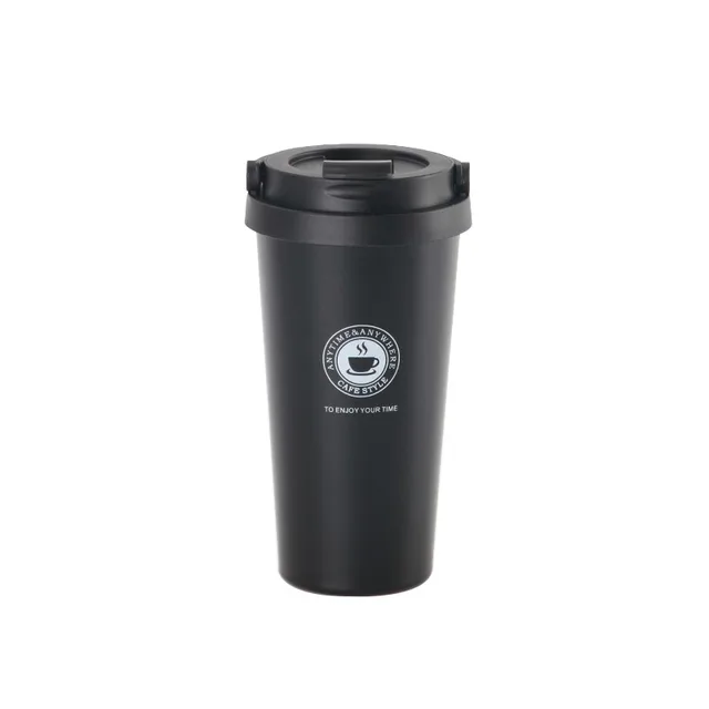 American 500ml stainless steel creative handle coffee vacuum portable car cup car thermos cup