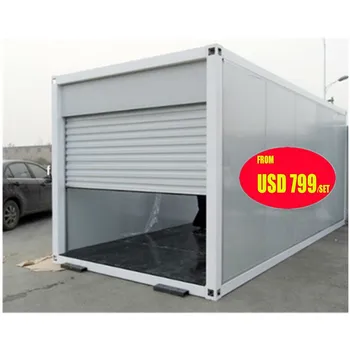 steel buildings flat pack shipping prefabricated sandwich panel pre fab container folding portable garage