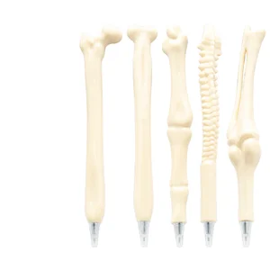 New Style Personality Quirky Bone Plastic Gel Pen Creative Novelty Skeleton Shape Realistic Bone Office School