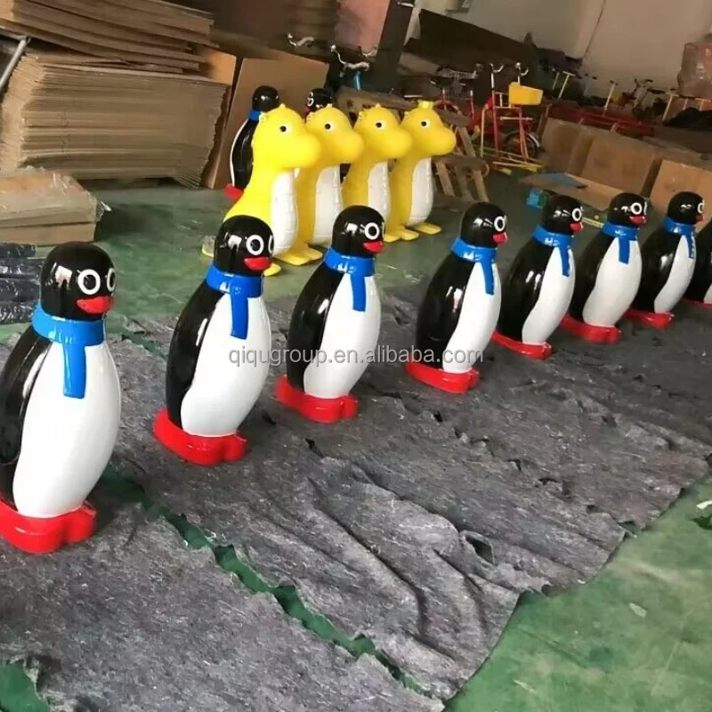 QIQU Universal Penguin Ice Skate Pusher | Beginner Training Aid | Blow Molded HDPE | Winter Rink Safety Equipment