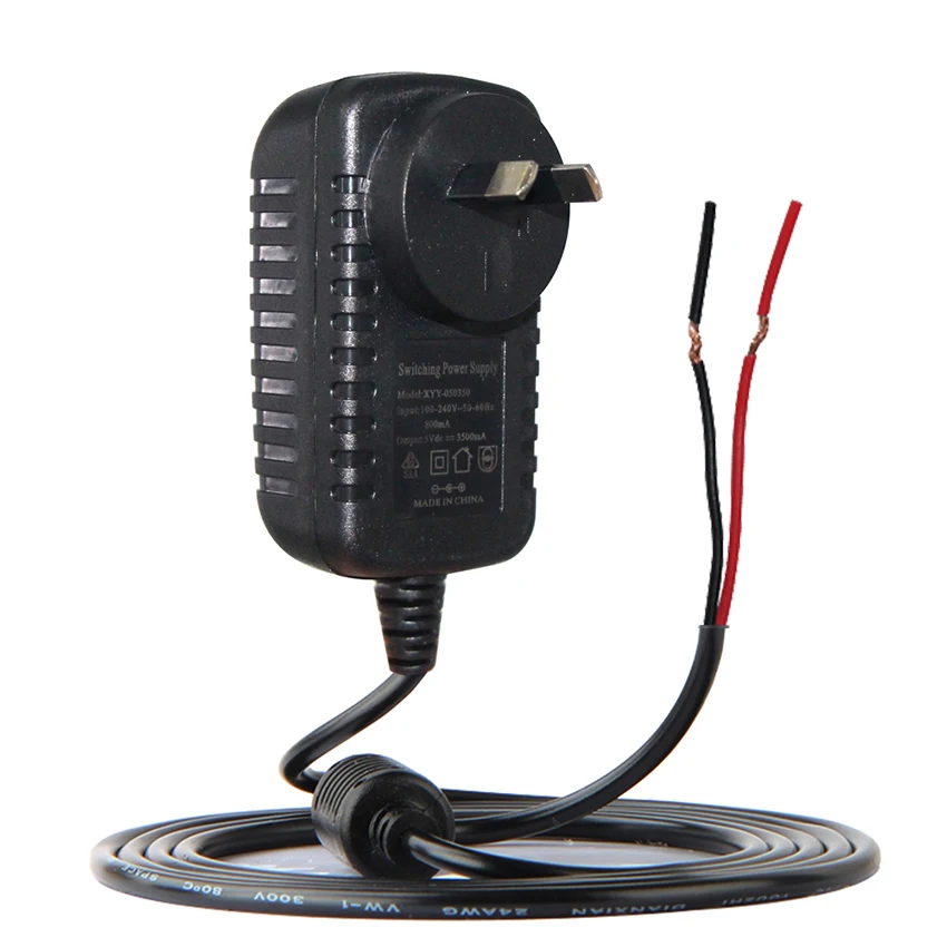 12V DC Socket SAA Stripped Power Cord 23