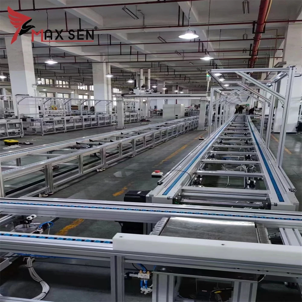Double Speed Chain Free Flow Automatic Production Line Automatic ...