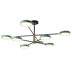 Modern Led Ceiling Chandelier Light for Living Room Dining Nordic Indoor House Lamp Aluminum Large Pendant Light Fixture