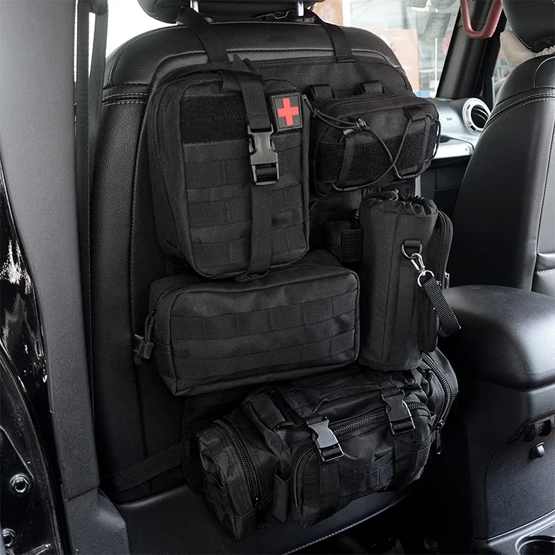 Auto rücksitz organizer Taktische Zubehör Armee Molle Tasche