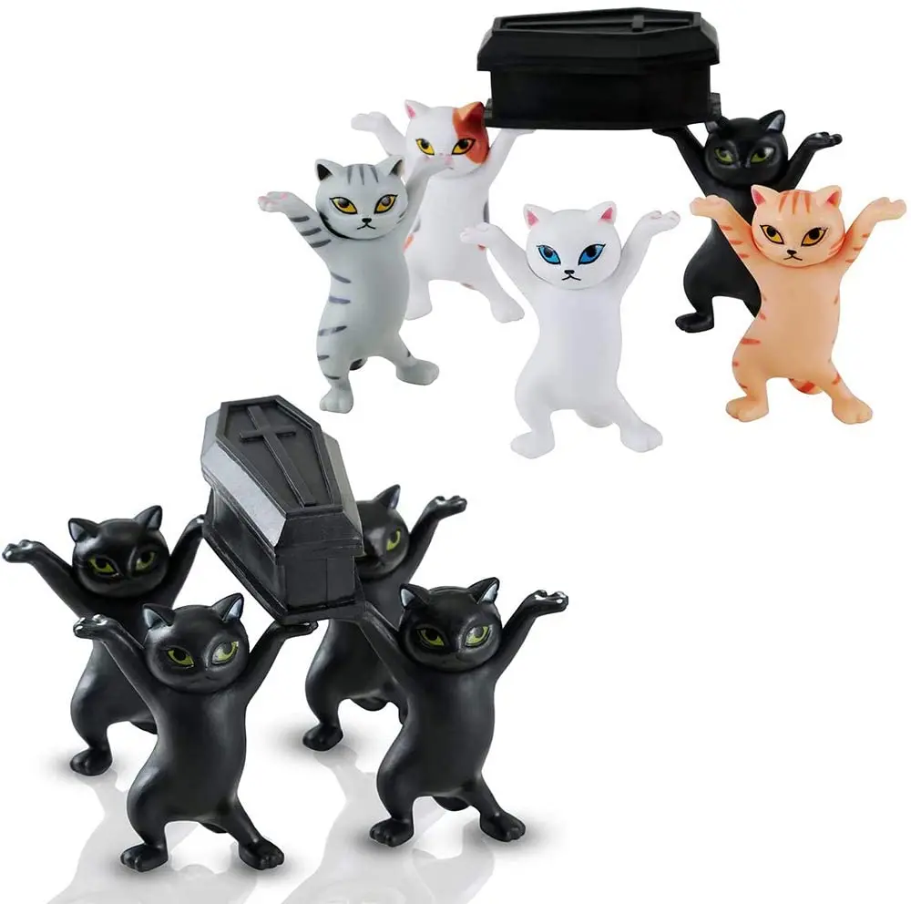 猫棺材舞猫抬棺材舞的抬棺材，笔架，手机座- Buy 猫棺材跳舞,猫笔筒,猫 