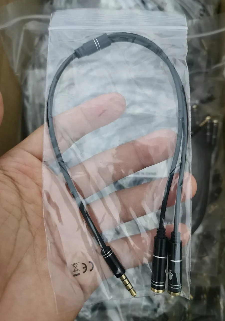 Y Cable Headphone Splitter for Computer Smartphone