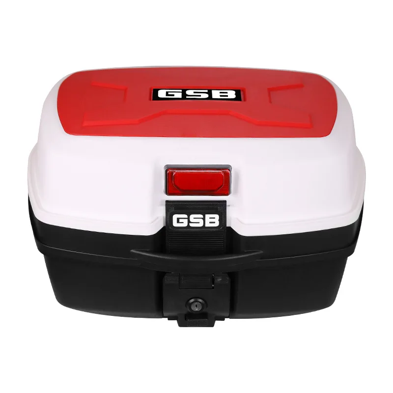 GSB Motorcycle Trunk Universal Tail Box - 35L Thickened Motor