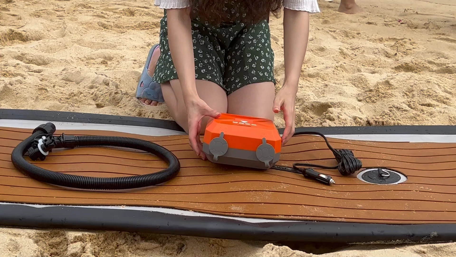 Paddle Board Pump Carry Bag, Waterproof Electric Air Pump Bag, Portable Storage Case Bag For Carrying Air Pump For Paddle Board, Kayak, Boat Accessories In Travel & Water Sports Inflatable Paddle Board