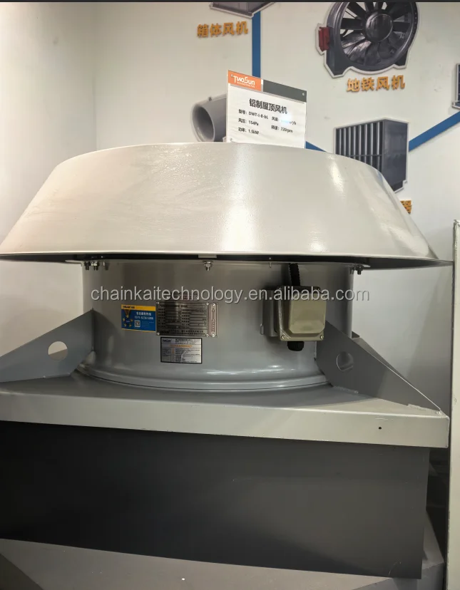 Smoke Exhaust Roof Fan, DWT-II-3, Axial, Stainless, Steel - detail 8