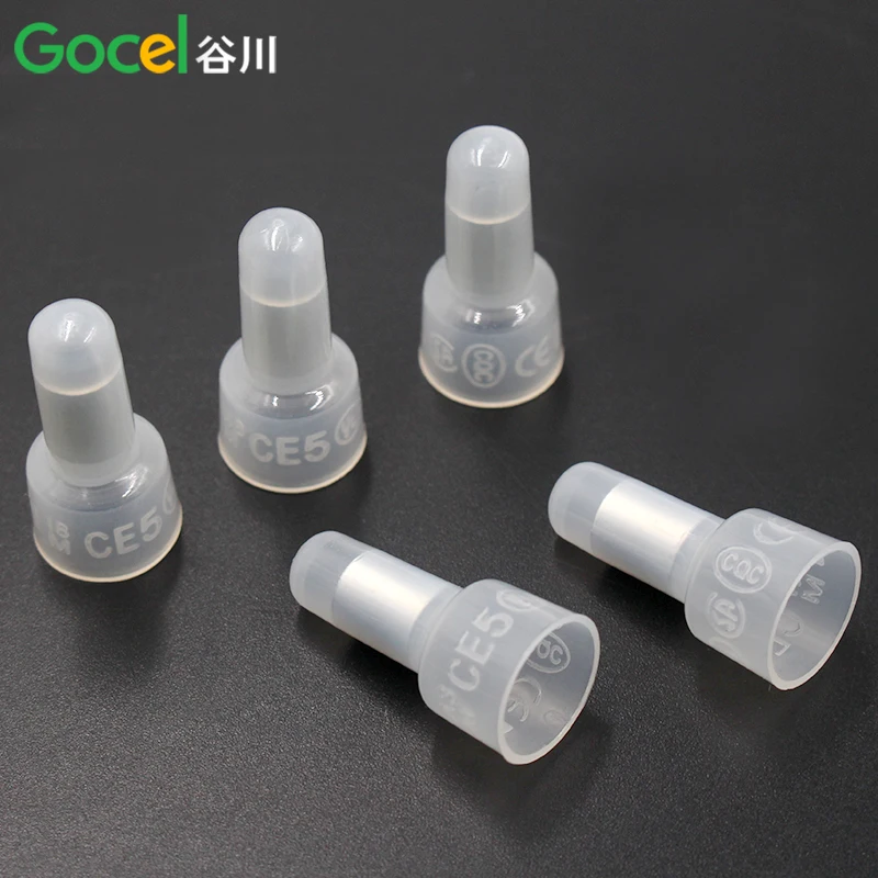 Ce5x Crimping Cap,Transparent Nipple Wiring Cap,Nylon Flame-retardant ...