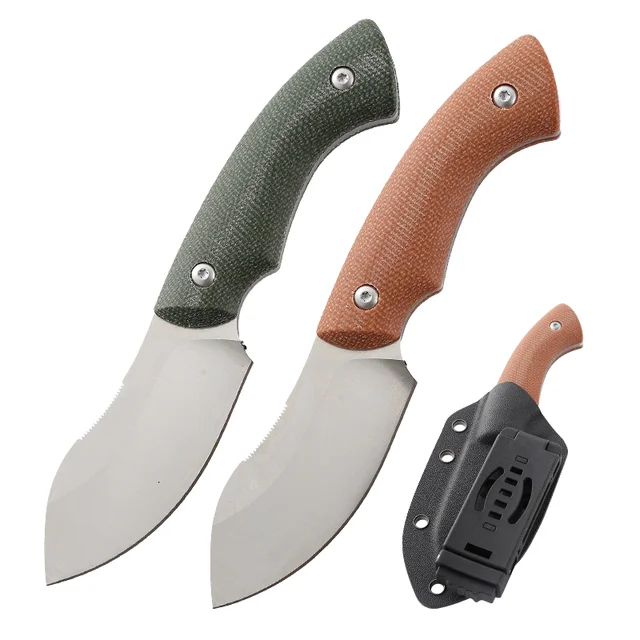 Outdoor Tactics Survival Fixed Blade Knife 3cr13 Steel Full Tang Mikata Handle Kydex Sheath G10 Hunting Camping EDC DIY