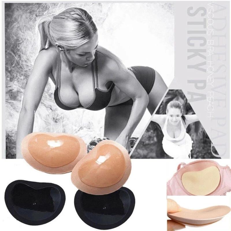 Silicone Bra Inserts Lift Breast Inserts Breathable Push Up Sticky Bra Cups  for women (3 Pairs) – Nimiah