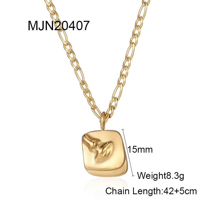 Ciondoli Donna 18k Collana Donna In Acciaio Inox Placcato Oro 18K, Ciondolo A Fagiolo, Catena Box, Lunghezza Regolabile 15,7-17,7 Pollici Cameo Oro - Foto 10